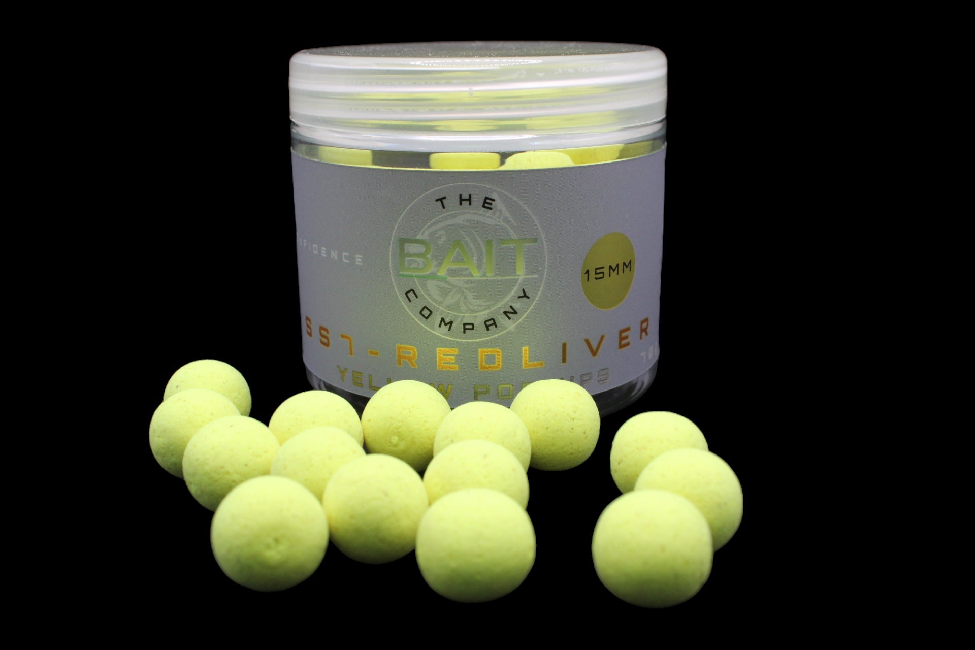 SS7 Red Liver 15mm Yellow Pop Ups (70g)