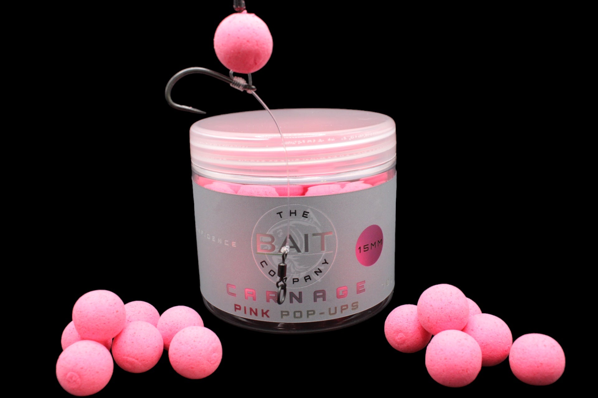 Carnage 12mm Pink (70g) by The Bait Company UKCarnage 12mm Pink (70g)